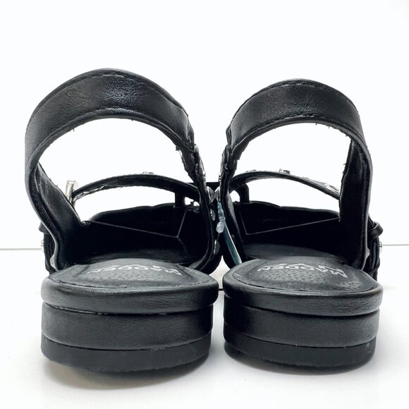 Sz 8 NWT Madden NYC Devin Stud Rhinestone Pointed Toe Mary Jane Slingback Sandal - Picture 7 of 11